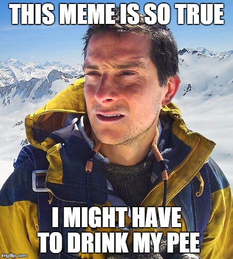 THIS MEME IS SO TRUE I MIGHT HAVE TO DRINK MY PEE | made w/ Imgflip meme maker