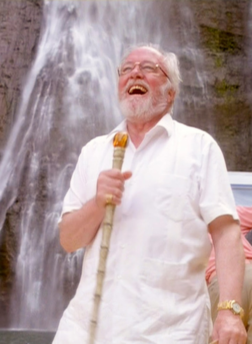 High Quality John Hammond is Happy Blank Meme Template