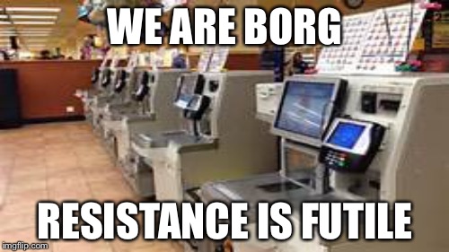 WE ARE BORG RESISTANCE IS FUTILE | made w/ Imgflip meme maker