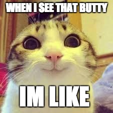 potatos and catshi crazy | WHEN I SEE THAT BUTTY; IM LIKE | image tagged in potatos and catshi crazy | made w/ Imgflip meme maker