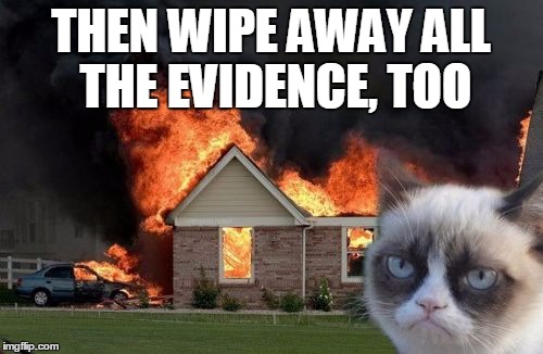 THEN WIPE AWAY ALL THE EVIDENCE, TOO | made w/ Imgflip meme maker