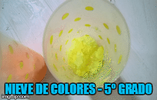 Nieve de colores - 5º grado | NIEVE DE COLORES - 5º GRADO | image tagged in gifs | made w/ Imgflip images-to-gif maker