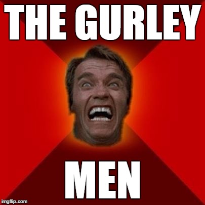 Arnold meme | THE GURLEY; MEN | image tagged in arnold meme | made w/ Imgflip meme maker