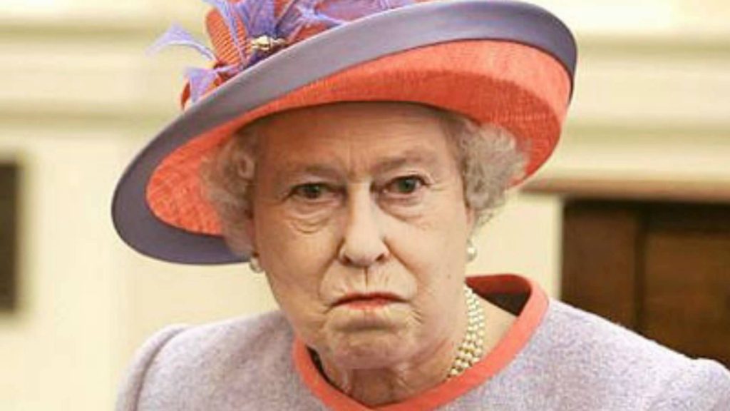 High Quality Queen Elizabeth II Blank Meme Template