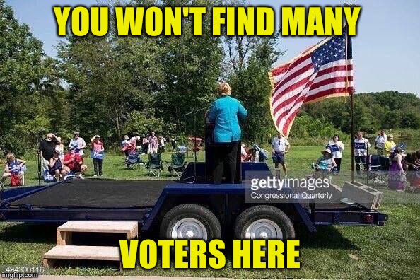 YOU WON'T FIND MANY VOTERS HERE | made w/ Imgflip meme maker