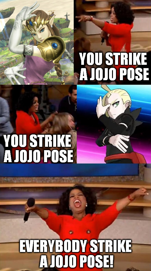 JoJo pose Meme Generator - Imgflip