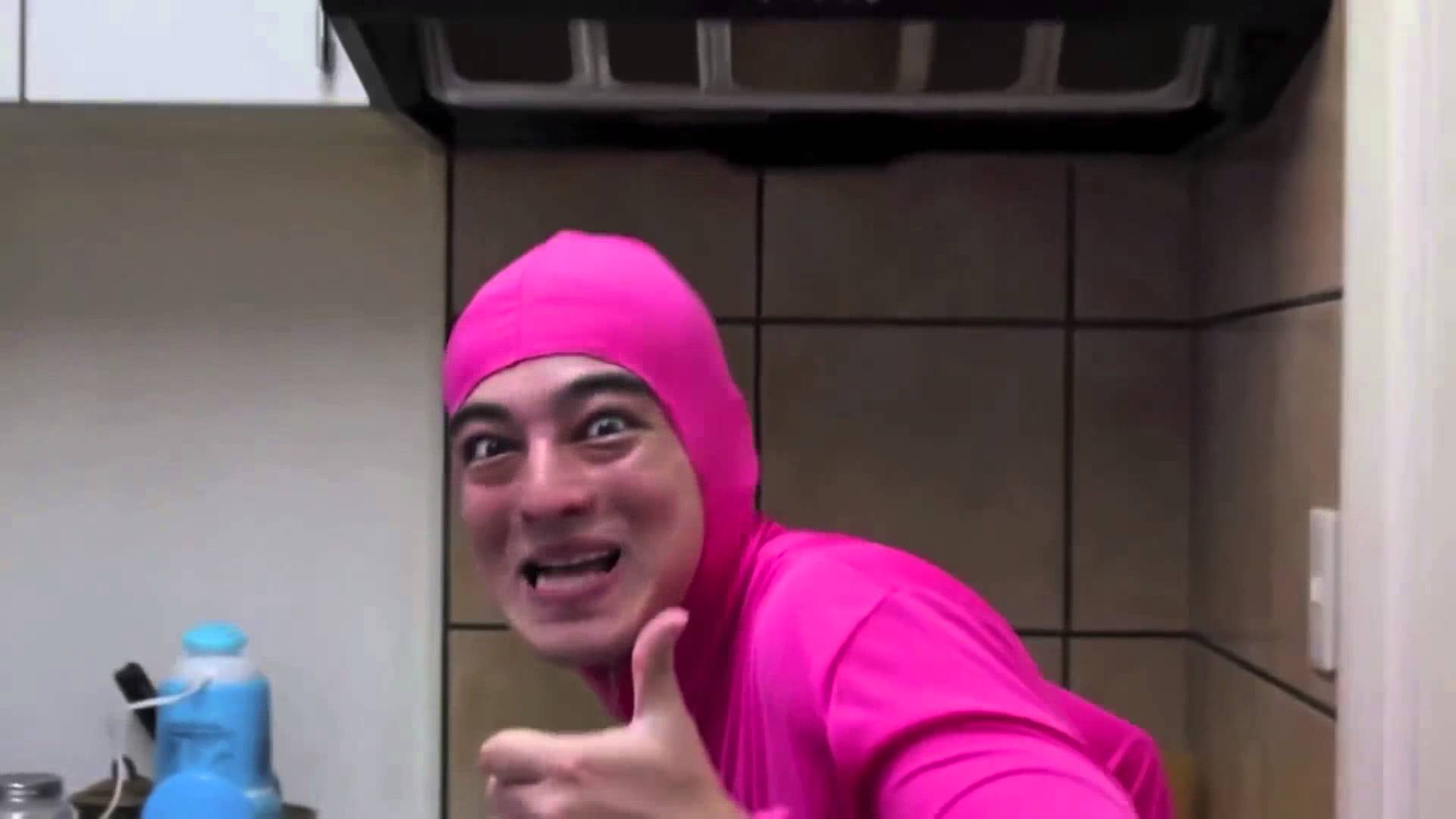 Pink Guy thumbs up Blank Meme Template