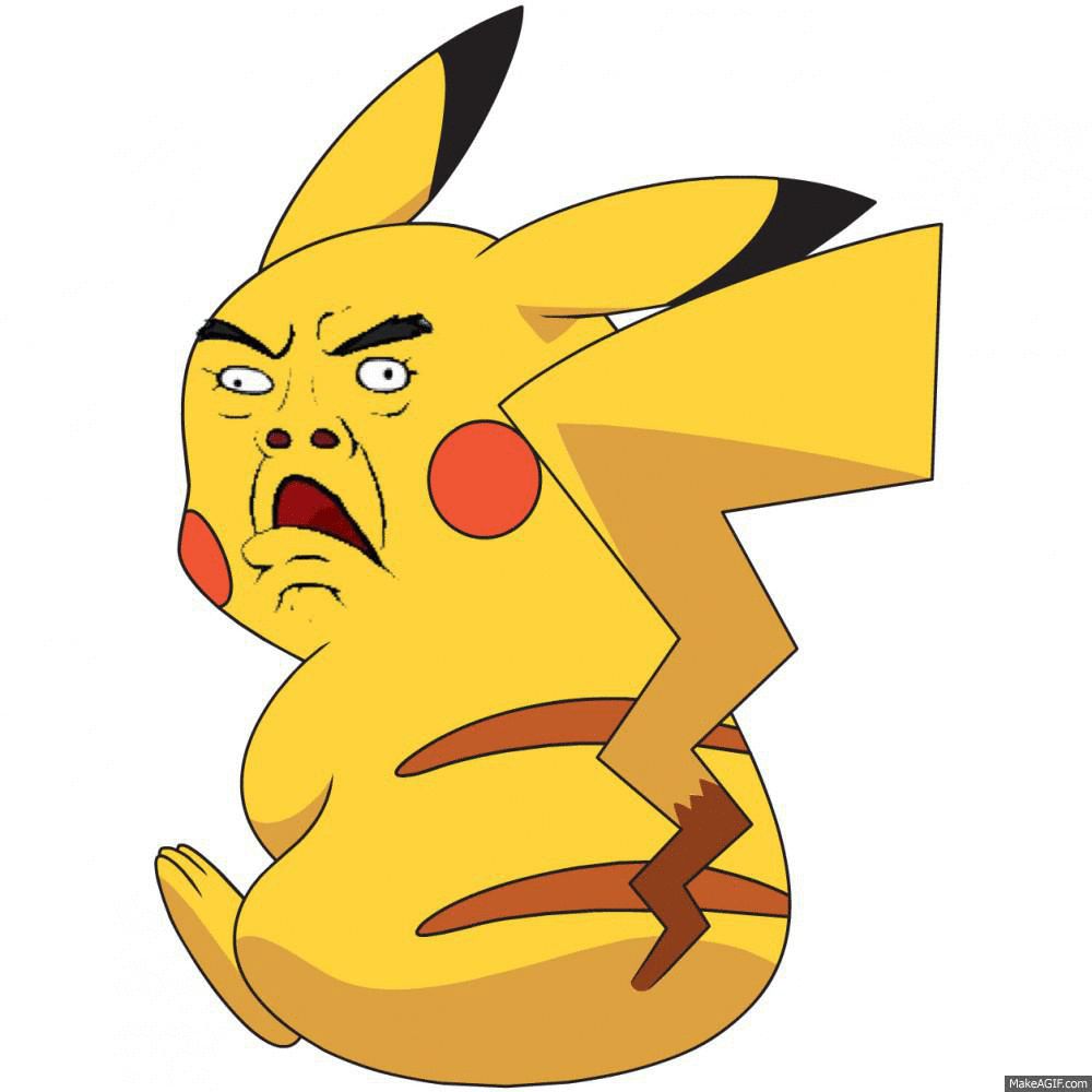 Derp Pikachu Blank Template - Imgflip