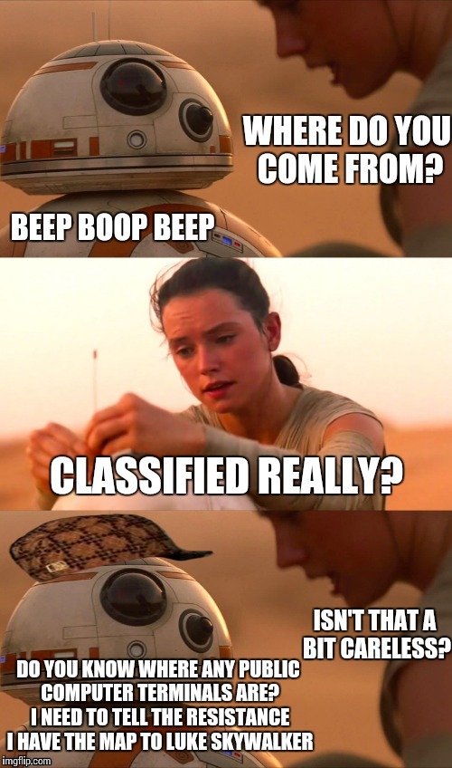 Improper handling of classified material! | image tagged in memes,star wars | made w/ Imgflip meme maker