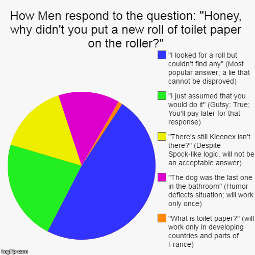 How Men respond to the question: "Honey, why didn't you ...