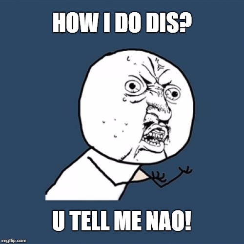 Y U No Meme | HOW I DO DIS? U TELL ME NAO! | image tagged in memes,y u no | made w/ Imgflip meme maker