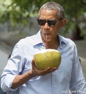 High Quality Obama Coconut Blank Meme Template