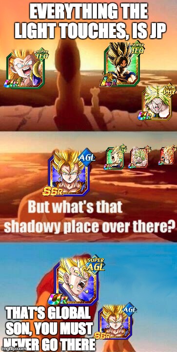 Simba Shadowy Place | EVERYTHING THE LIGHT TOUCHES, IS JP; THAT'S GLOBAL SON, YOU MUST NEVER GO THERE | image tagged in memes,simba shadowy place | made w/ Imgflip meme maker