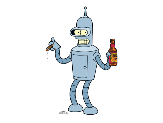 Bender the Robot Blank Meme Template