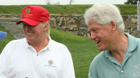 trump Clinton Golf Blank Meme Template