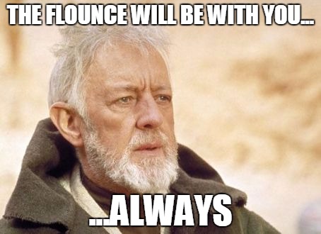 Obi Wan Kenobi Meme | THE FLOUNCE WILL BE WITH YOU... ...ALWAYS | image tagged in memes,obi wan kenobi | made w/ Imgflip meme maker