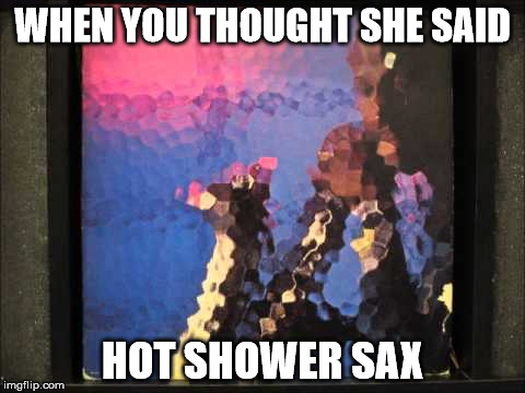 Hot Sax |  WHEN YOU THOUGHT SHE SAID; HOT SHOWER SAX | image tagged in memes | made w/ Imgflip meme maker