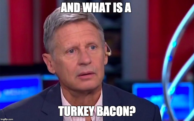And What Is A | AND WHAT IS A; TURKEY BACON? | image tagged in and what is a | made w/ Imgflip meme maker
