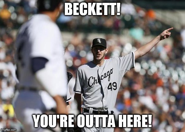 BECKETT! YOU'RE OUTTA HERE! | made w/ Imgflip meme maker