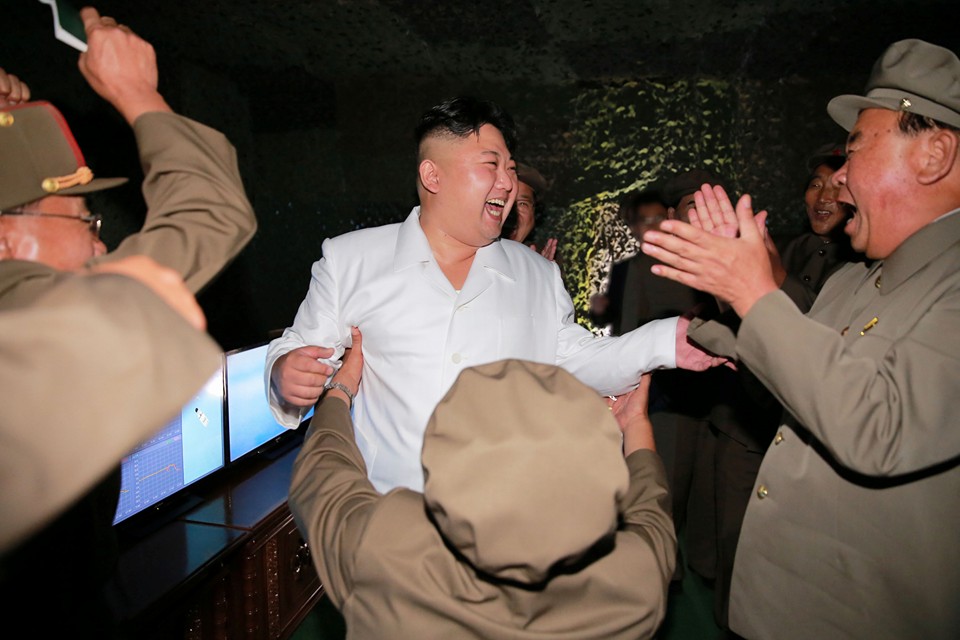 Kim Jong-un Partying Blank Meme Template