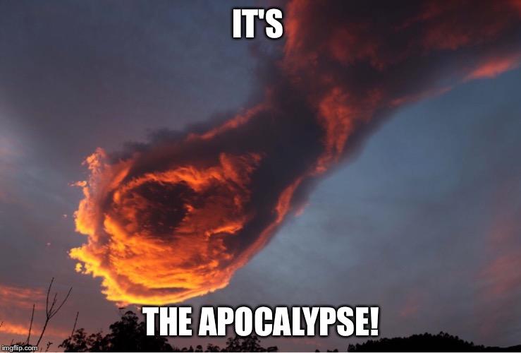 HAND OF GOD | IT'S THE APOCALYPSE! | image tagged in hand of god | made w/ Imgflip meme maker