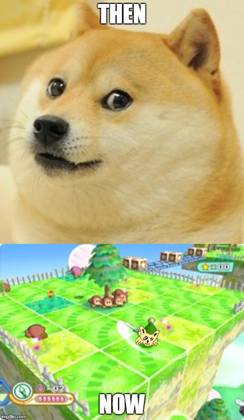 doge then and now  | THEN; NOW | image tagged in doge | made w/ Imgflip meme maker