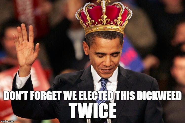 DON'T FORGET WE ELECTED THIS DICKWEED TWICE | made w/ Imgflip meme maker