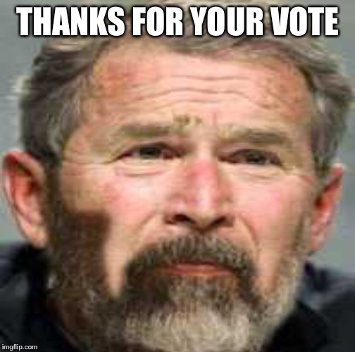 THANKS FOR YOUR VOTE | made w/ Imgflip meme maker