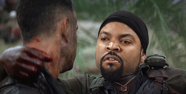 Forrest Gump & Ice Cube Blank Meme Template