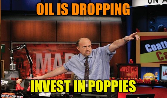 OIL IS DROPPING INVEST IN POPPIES | made w/ Imgflip meme maker
