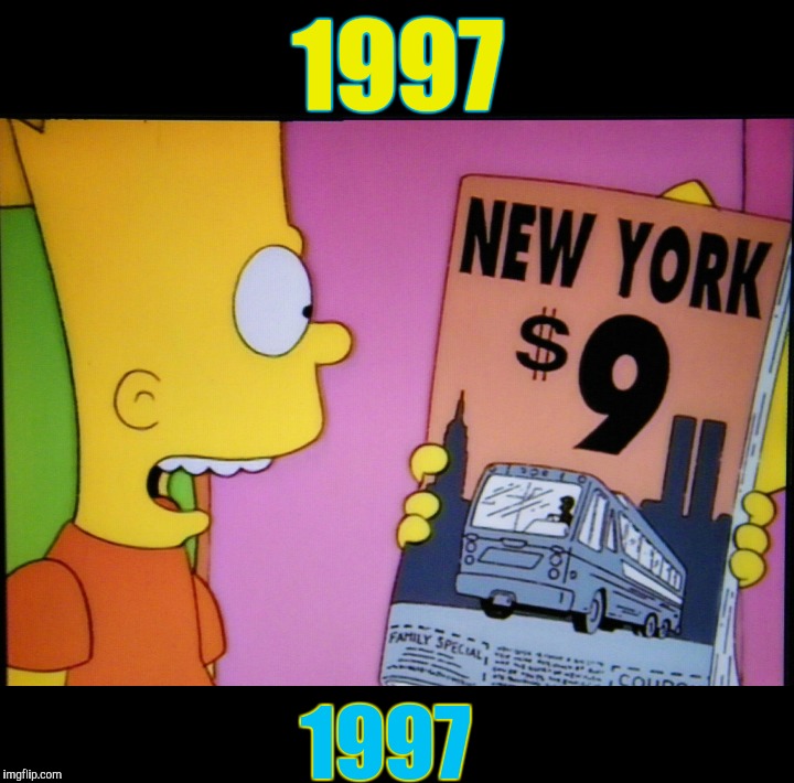Simpsons predicted 911 in 1997 | 1997; 1997 | image tagged in simpsons | made w/ Imgflip meme maker