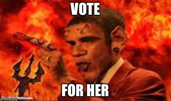 VOTE FOR HER | made w/ Imgflip meme maker