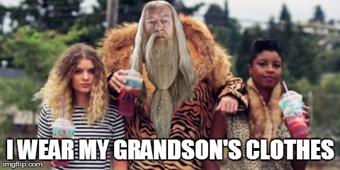 image tagged in dumbledore,ryan lewis,macklemore,funny,thrift store | made w/ Imgflip meme maker