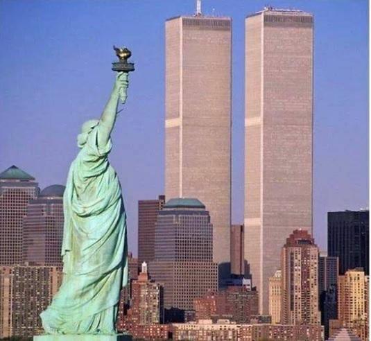 High Quality Twin towers Blank Meme Template