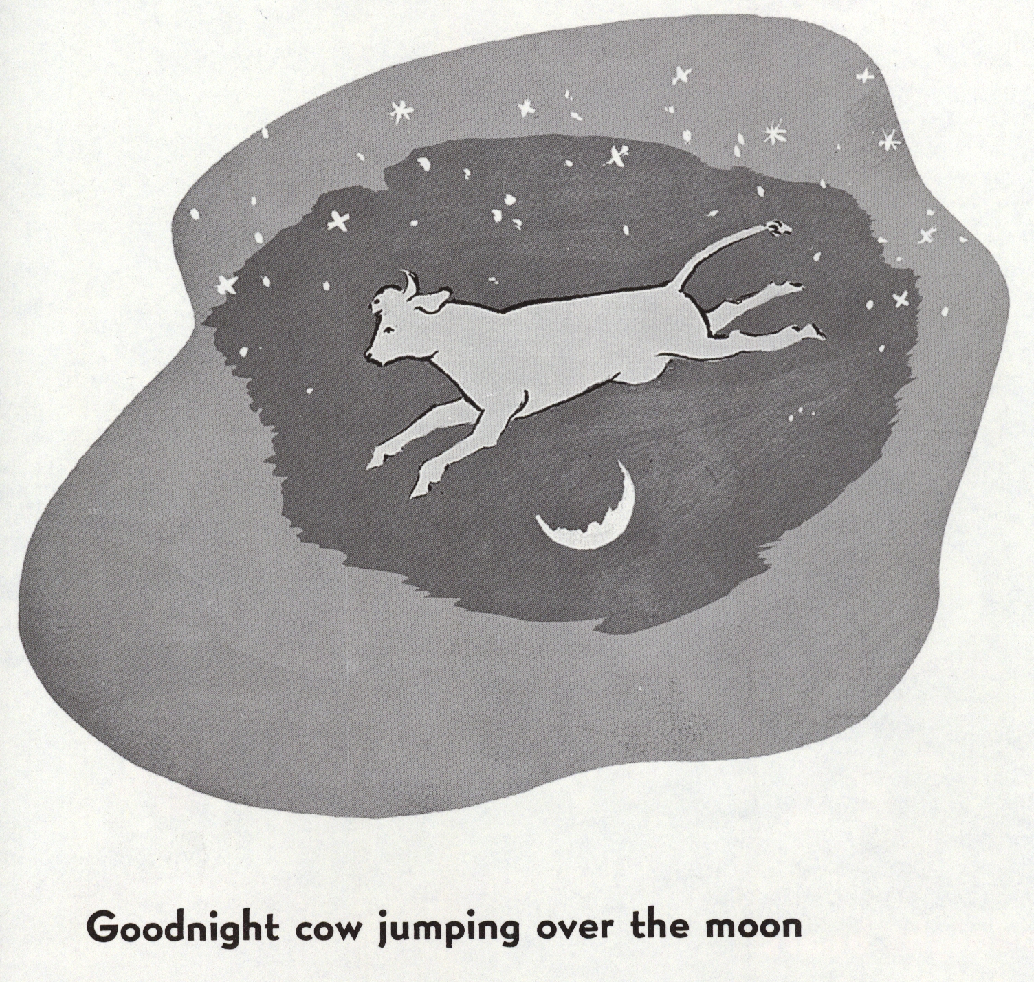 Cow jumping over the moon Blank Meme Template