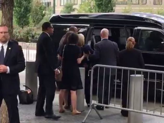 Hillary Clinton's Van Shove Blank Meme Template