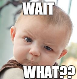Skeptical Baby Meme | WAIT WHAT?? | image tagged in memes,skeptical baby | made w/ Imgflip meme maker