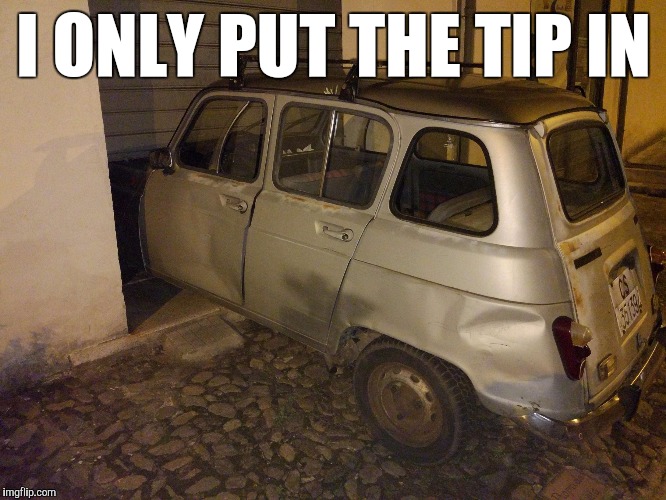 Put the in only tip 