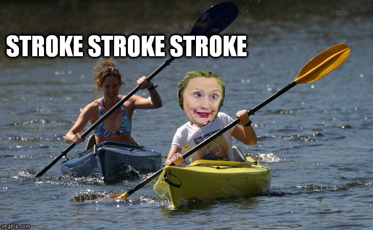 Hillary trying to seizeher win. | STROKE STROKE STROKE | image tagged in hillary clinton | made w/ Imgflip meme maker