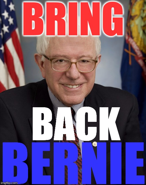 Bernie Sanders | BRING; BACK; BERNIE | image tagged in bernie sanders | made w/ Imgflip meme maker