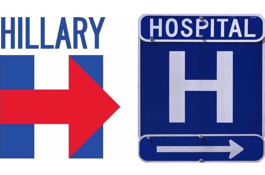 High Quality CFG Hillary Hospital Logo Blank Meme Template