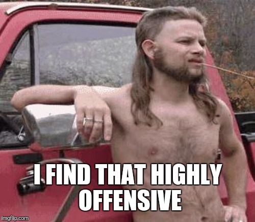 I FIND THAT HIGHLY OFFENSIVE | made w/ Imgflip meme maker