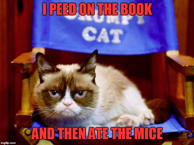 I PEED ON THE BOOK AND THEN ATE THE MICE | made w/ Imgflip meme maker