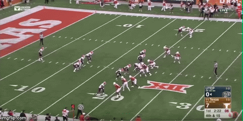 Q1 - Jones blocked punt | image tagged in gifs | made w/ Imgflip video-to-gif maker
