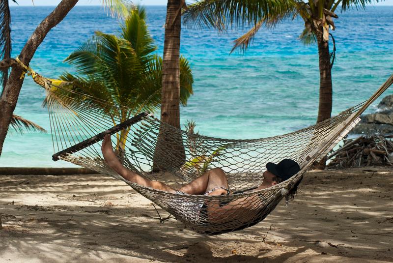 Hammock man Blank Meme Template