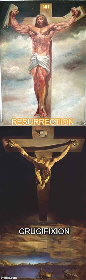 Resurrection From Crucifixition | . | image tagged in resurrection from crucifixion | made w/ Imgflip meme maker