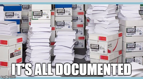 IT'S ALL DOCUMENTED | made w/ Imgflip meme maker
