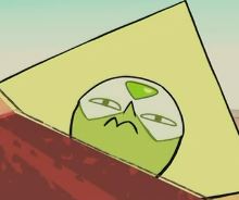 scowling peridot Blank Meme Template