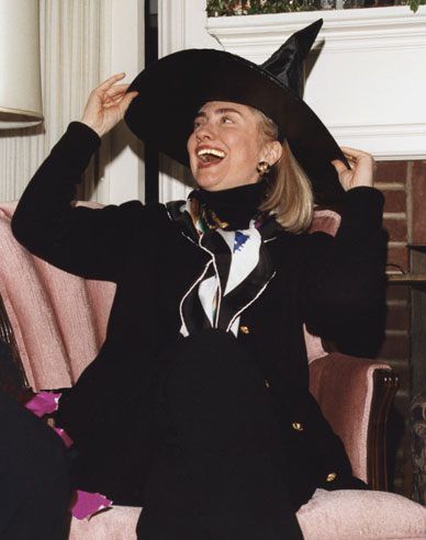 WITCH HILLARY Blank Meme Template