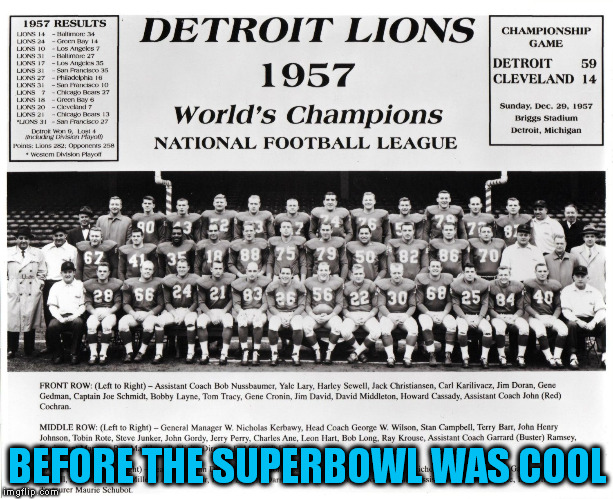 BEFORE THE SUPERBOWL WAS COOL | made w/ Imgflip meme maker